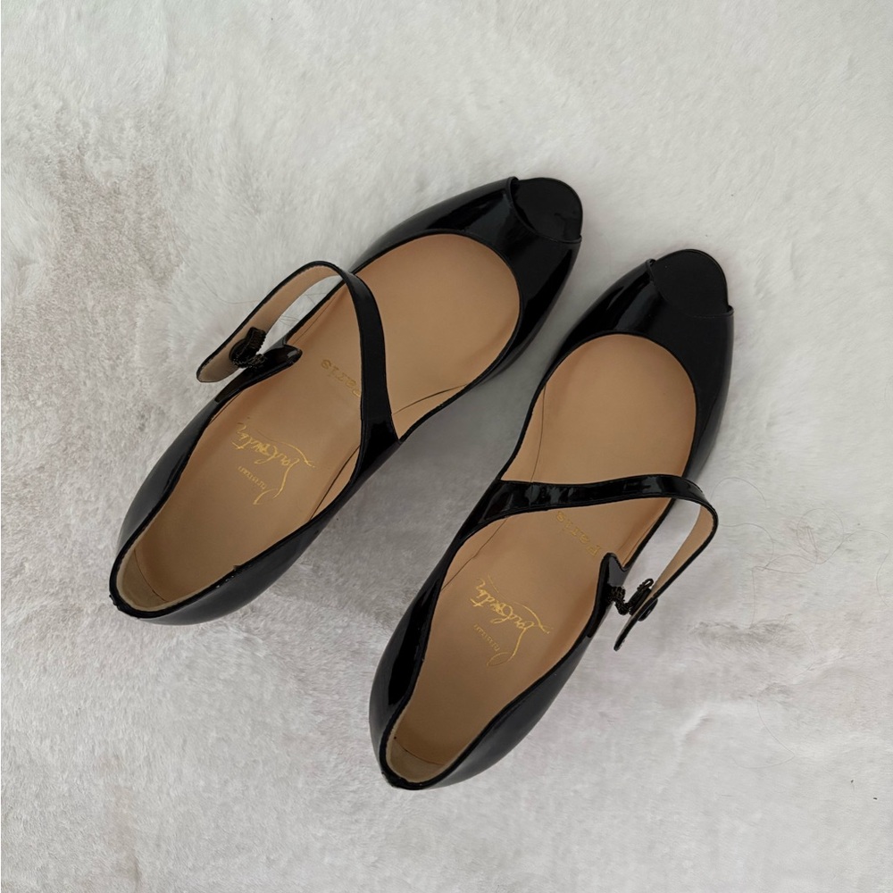 Christian Louboutin Black Patent Heels